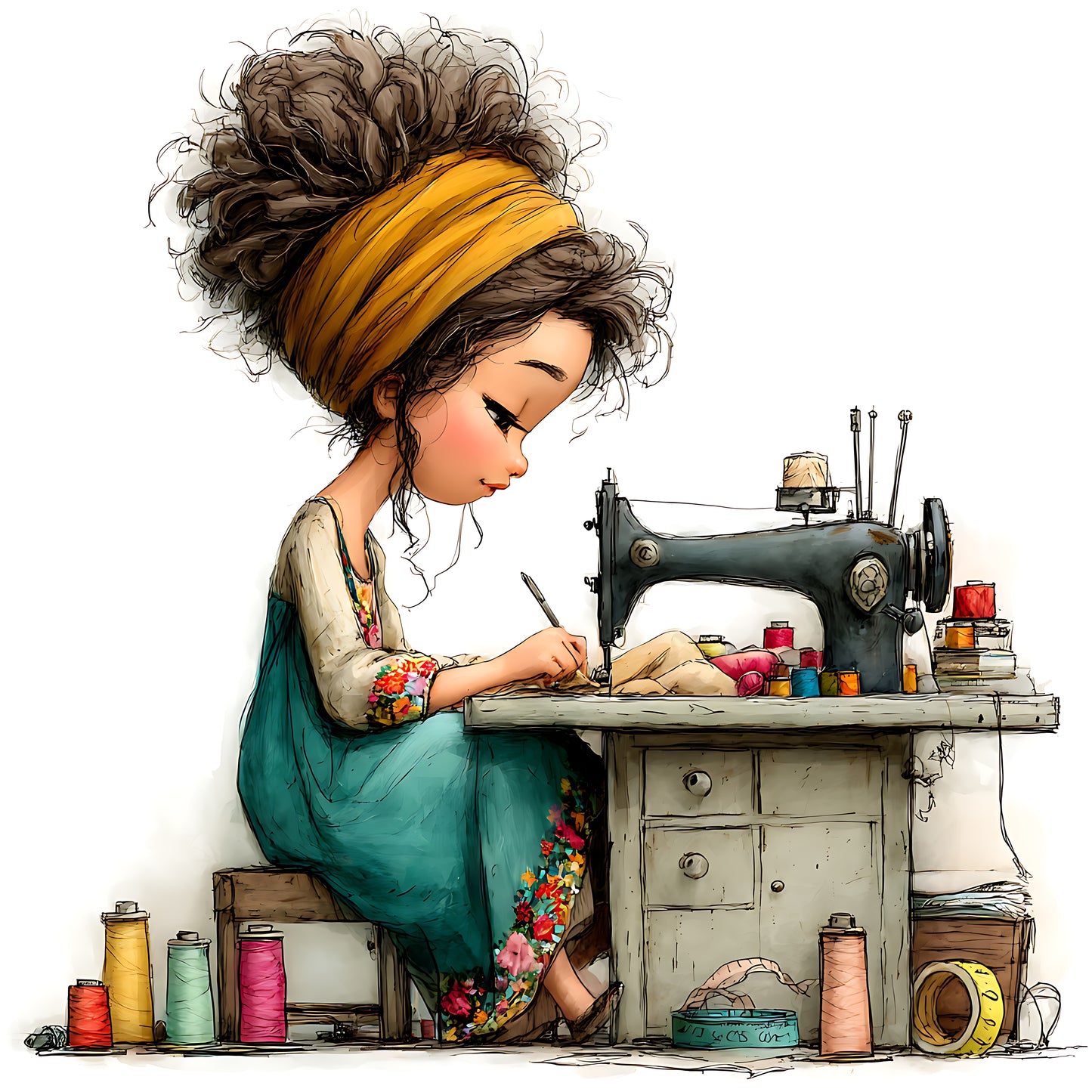 Milkmaid Dress Sew Along Day 2